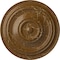 Ekena Millwork Traditional Ceiling Medallion (Canopies up to 8 1/4"), 31 1/2"OD x 2 1/2"P, Smokey Topaz Crackle CM31TRSTC - alternate 1